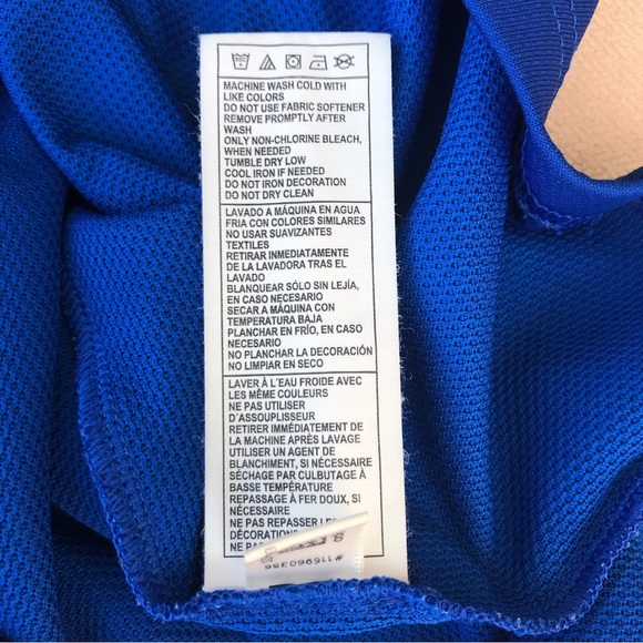 adidas Climalite University of Tennessee Blue long Sleeve Quarter Top L - Picture 10 of 12